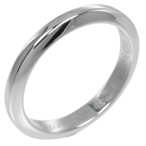 CARTIER Declaration Ring Pt950Platinum #4.5(US Size) 4.1g Women - Picture 1 of 10
